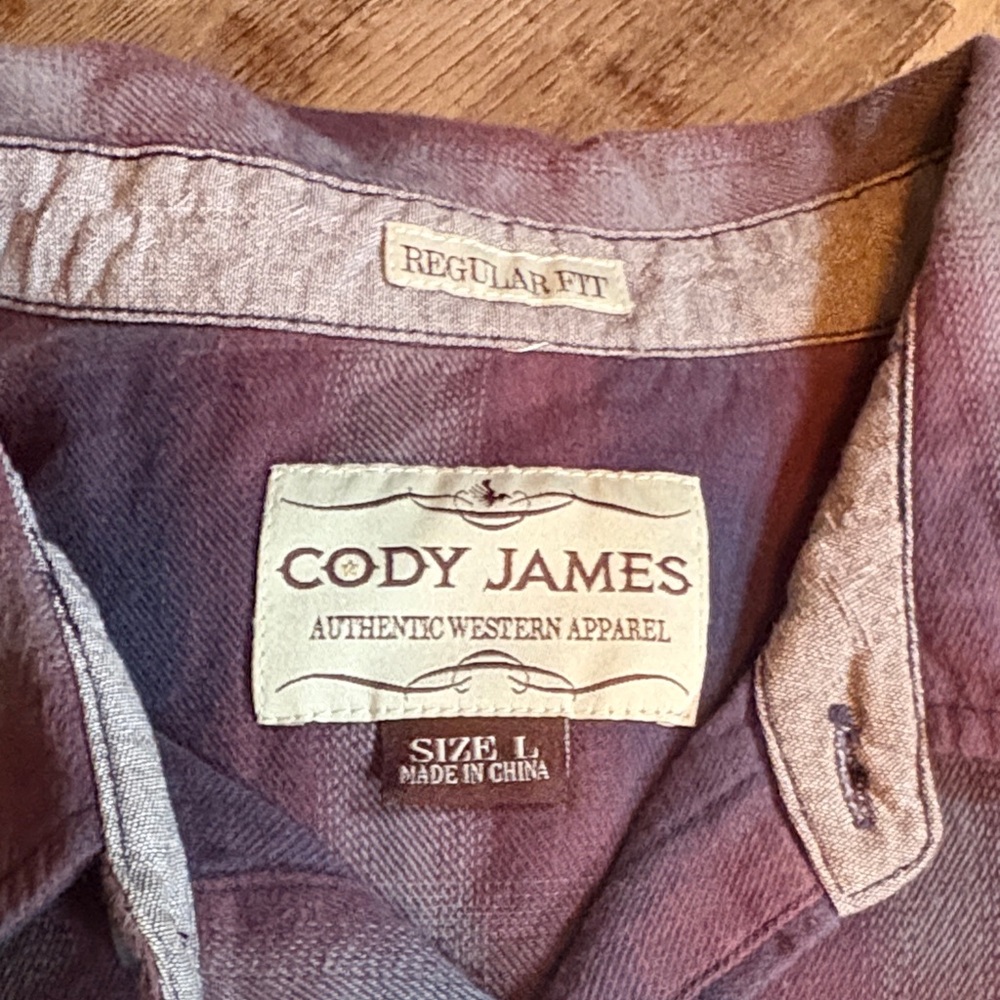 Cody James Men's Purple Casual Button Down Shirt